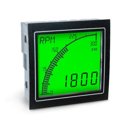 Trumeter RATEMETER POS LCD WITH OUTPUTS Panel Meter APM-RATE-APO